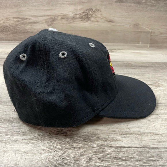 Vintage NCAA Temple Owl Hat Tyro 001 New Era Fitted Hat 7 1/4 Stretch Black - Picture 6 of 8